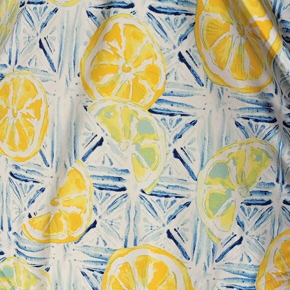 Lands End Lemon One Piece Swimsuit Tummy Control Twist Front Sz 6D - Picture 6 of 13